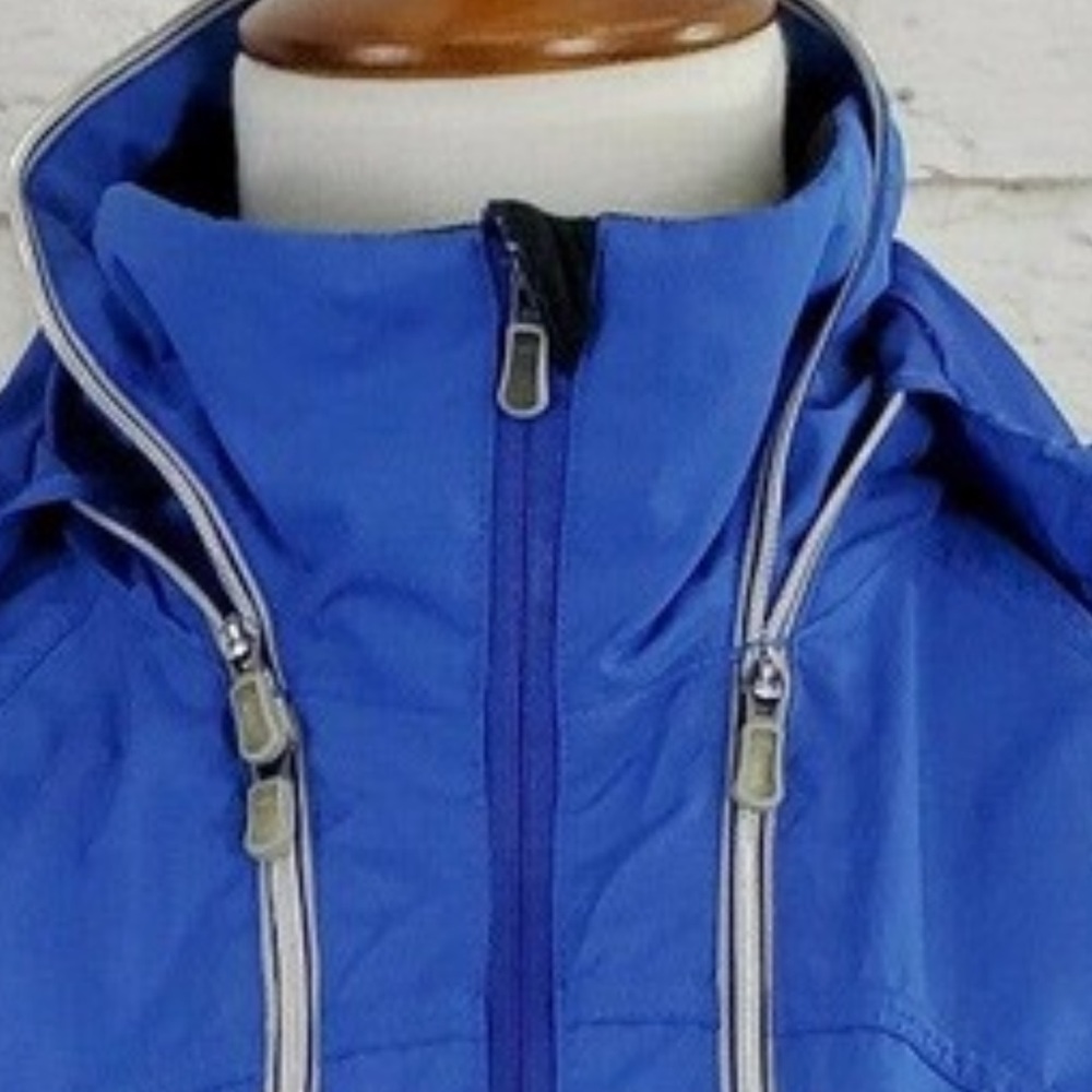 Lululemon Run Record Breaker Jacket in Blue Size 6 Lightweight Coat - Picture 8 of 9
